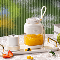 Mixeur Portable Rechargeable USB, Mixeur à Fruits Rapide, Mixeur à Milkshake, Mixeur Personnel Électrique Puissant