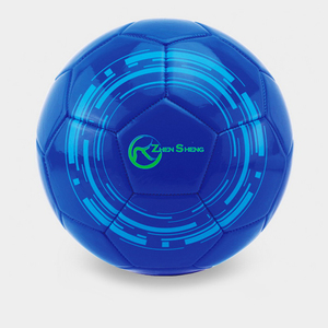 Balón de fútbol ecológico personalizado de fábrica Zhensheng con logotipo de buena retención de aire, balón de fútbol de entrenamiento de vejiga butílica - Product Image 5