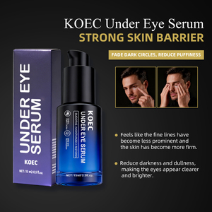 Suero para Ojos KOEC con Cafeína para Bolsas, Líneas Finas, Ojeras y Arrugas, Crema para Ojos Natural, Arrugas Masculinas OEM - Product Image 5