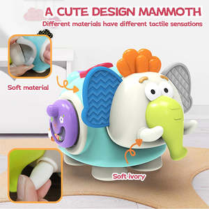 Lindo elefante <span class=keywords><strong>de</strong></span> dibujos animados música interactiva bebé actividad <span class=keywords><strong>cubo</strong></span>-Padre niño jugar mano ojo coordinación desarrollo juguete - Product Image 2