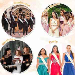 Cintas de Satén para Novia, Lisas, Blancas, Personalizadas, Baratas al por Mayor - Product Image 4