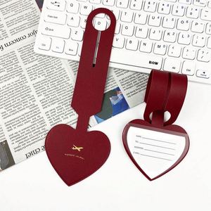 ป้ายติดกระเป๋าเดินทางหนัง PU แบบกำหนดเอง พร้อมแถบกันหาย ป้ายชื่อสำหรับบอร์ดดิ้งพาส ลายตัวอักษร - Product Image 4