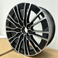 Jantes de course multi-rayons personnalisées JWYC avec logo, 17-19 pouces, PCD 5x112/5x120/5x130, en alliage d'aluminium argenté pour rénovation/amélioration