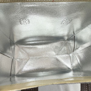 Bolsa Térmica Aislante Reutilizable Personalizada al por Mayor, de Tela No Tejida, con Logotipo, para Entrega de Comida para Llevar - Product Image 6