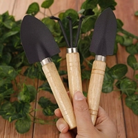 Ensemble d'outils de jardinage Tranrich, 3 pièces, pelle à main, râteau, bêche, kits d'outils de jardinage pour la plantation