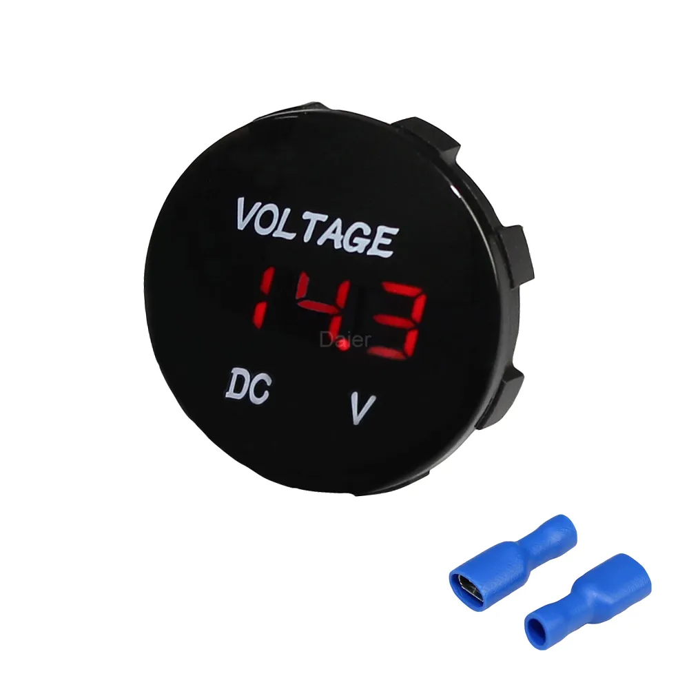 New Design Waterproof Capacity Percent Monitor Dc 5-48V Digital Voltmeter With Touch Switch