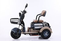 Triciclo Eléctrico Colorido de 600W con Tres Asientos, Control Remoto, Alcance de 20 km, Capacidad de Carga de 150 kg para Familias y Niños