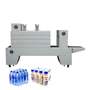 Semi-automatic Shrink Wrap Machine Bundle Sleeve Sealer Shrink Tunnel Wrapping Machine For Bottles