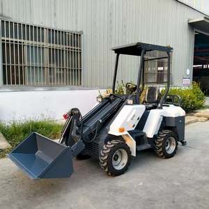 Envío Gratis Minicargadora de 1 tonelada (1000 kg) con motor de 25 CV, con orugas y accesorios, tipo plataforma para operador - Product Image 6