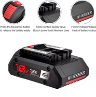 Batterie d'outils électriques rechargeable pour remplacement GBA 18V 3Ah Batterie de perceuse sans fil GBA180