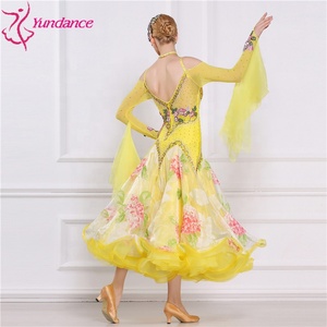 Haute qualité salle de bal robes de <span class=keywords><strong>danse</strong></span> de concurrence internationale standard robe de <span class=keywords><strong>danse</strong></span> de salon à vendre B-16184 - Product Image 5
