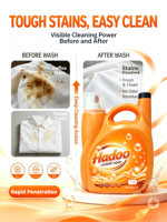 Détergent liquide pour lessive à haute efficacité, marque privée OEM, 5 litres, savon liquide