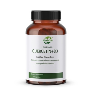 Suplementos Herbales de Quercetina D3 Certificados Sin Gluten para Adultos, Apoyo Inmunológico, Sabor Natural, No Apto para Adolescentes ni Embarazadas - Product Image 1