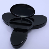 Récipients cosmétiques vides personnalisés boîtes en plastique de maquillage fard à joues poudre pressée emballage étui à poudre compact fard à joues