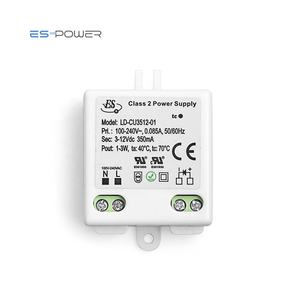 Fuente de Alimentación Es Ce 3W AC-DC de Corriente Constante 350mA 3-12V Clase 2 Certificada con 62% de Eficiencia y 3 Años de Garantía, Controlador LED - Product Image 1