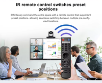 Caméra PTZ 4K AI à suivi automatique NDI HX2 Free-D avec zoom 20X, USB, LAN, PoE, système de visioconférence audio-vidéo, streaming en direct TUOJIE UH4500