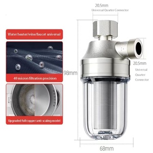 Purificateur d'eau du robinet <span class=keywords><strong>de</strong></span> douche avec préfiltre pour chauffe-eau en laiton intelligent avec robinet <span class=keywords><strong>de</strong></span> toilette intelligent pour machine à laver - Product Image 3