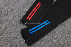 Gratis Ongkir Setelan Olahraga Sepak Bola Pria 25/26 Klub Sepak Bola Setengah Resleting Lengan Panjang 100% Poliester Cetak Glitter Nama Pemain - Product Image 6