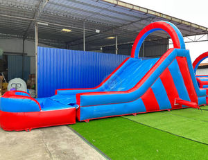 <span class=keywords><strong>Piscina</strong></span> Inflable con Obstáculos para Juegos de Nerf, Pista de Obstáculos Inflable - Product Image 1