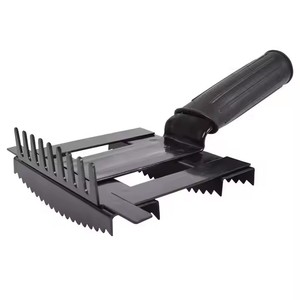 Peigne à cheveux en laine de vache et de cheval en métal noir brosse à cheveux d'élevage de bétail nettoyage du corps outils anti-démangeaisons pour animaux - Product Image 1