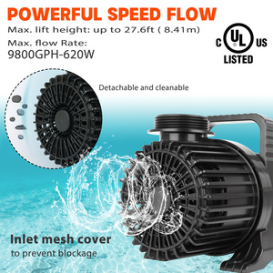 Heto 2700gph 120W Onderwaterpomp Hogedrukcentrifugaaltheorie Voor Buitenwaterval Pompen Productcategorie - Product Image 3