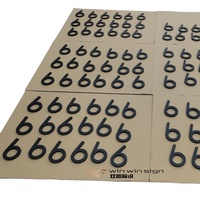 Chiffres en acier inoxydable peints avec précision, artisanat méticuleux, qualité supérieure pour signalétique intérieure d'hôtel, enseignes d'identification personnalisées