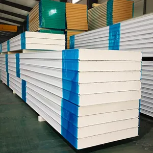 Factory Low Price/ PU Sandwich Panel /easy Installation /cold Room Plant Warehouse Construction