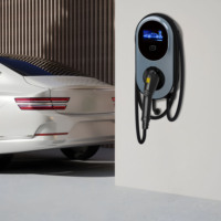 Station de recharge pour véhicules électriques AC 48A 80A, type 1 J1772, station de recharge rapide commerciale standard, OCPP 1.6, chargeur mural pour le marché américain