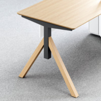 Scrivania Direzionale a L in Legno di Alta Qualità, Moderna e Lussuosa, su Misura per Ufficio e Casa