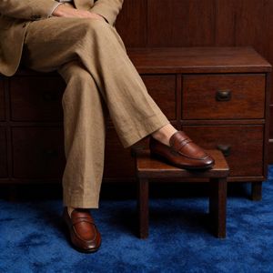 Zapatos de cuero de verano para hombre - ligeros, de suela blanda, transpirables, de cuero vacuno de primera calidad, estilo de una sola pieza. - Product Image 1