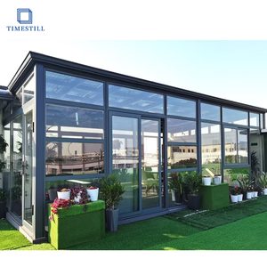 Véranda commerciale |   Verrière en aluminium et verre pour café, restaurant, <span class=keywords><strong>jardin</strong></span> - Product Image 5