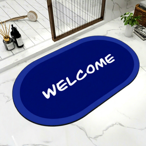 Alfombrillas de Baño Antideslizantes Personalizables con Diseño de Dibujos Animados Jiuhua, Fáciles de Limpiar, Resistentes a la Suciedad, de Tierra de Diatomeas, para Baño, Ducha y Uso Doméstico - Product Image 1