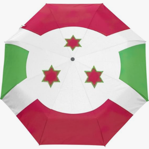 Parapluie pliant entièrement automatique, léger et compact, motif drapeau culturel du <span class=keywords><strong>Cap</strong></span>-<span class=keywords><strong>Vert</strong></span>, sans alourder le fardeau du transport, thème national - Product Image 5