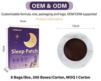 OEM Patchs pour les pieds Relaxation Profonde Nuit Sereuse 10 Pcs/Boîte Soin des pieds Aide au sommeil Élimination des toxines