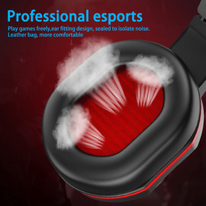 Auriculares para juegos con cable de 3,5mm, auriculares estéreo con graves para PC, auriculares para ordenador portátil, casco con micrófono - Product Image 5