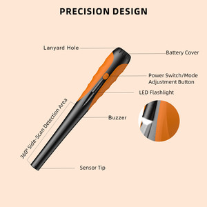 Détecteur de métaux et d'or pour un localisation précise avec étanchéité IP68, alimentation par batterie, scan à 360 degrés et alertes par vibration - Product Image 1