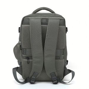 Cross-border New Business Travel Backpack for Men Women Students 15.6 Laptop Nylon Super Lightweight Custom Logo Air <b>Cushion</b> - Product Image 3