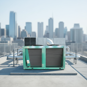 Condensador Evaporativo <span class=keywords><strong>de</strong></span> Refrigeración por Aire, Intercambiador <span class=keywords><strong>de</strong></span> Calor Industrial, Sistema <span class=keywords><strong>de</strong></span> Refrigeración para Cuartos Fríos, Congeladores y Almacenamiento - Product Image 1