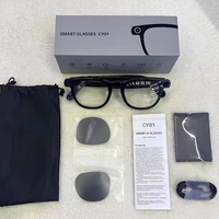 Lunettes de soleil intelligentes CY01 avec caméra, traducteur vocal IA et fonction d'enregistrement vidéo, connectivité Wi-Fi