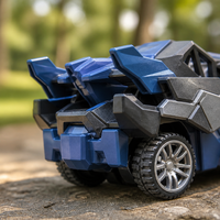 Voiture de course télécommandée WenYue SCG-002 RC 2.4G avec feux avant/arrière, accélération à un bouton, fonction Follow Me, portée de 50m, pour les 5 ans et plus, niveau expert