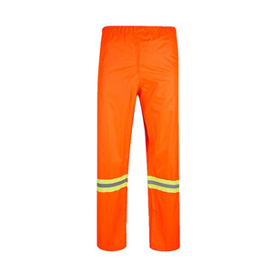 Conjunto de impermeable y pantalones de lluvia para trabajador de saneamiento, impermeable, reflectante, largo y separado, para limpieza y protección contra incendios - Product Image 4