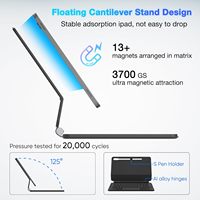 Özel dil kablosuz arkadan aydınlatmalı TrackPad Samsung klavye Galaxy Tab S7 + S7 artı 12.4 SM-T970 SM-T975 T976B sihirli klavye