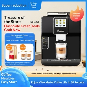 เครื่องชงกาแฟอัตโนมัติเต็มรูปแบบ Deyi Color Screen พร้อมปุ่มเดียวสำหรับทำฟองนม บดเมล็ดกาแฟสดใหม่ ความจุ 16 ถ้วย แรงดันปั๊ม 15-20 บาร์ Deyi Color - Product Image 4