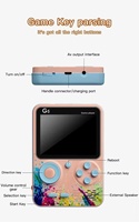 Consola de Juegos Portátil Mini, 500 Juegos Clásicos Precargados, 2 Controles para Diversión Diaria
