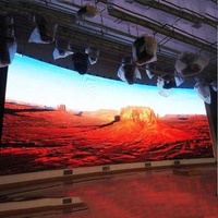 Módulo LED Flexible P2 P2.5 P4 P5 para Interiores, Panel Suave de Alto Rendimiento 320x160mm, Panel de Pantalla LED para Video Wall, Panel LED Curvo