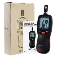 Mestek — photo hygromètre à double affichage, capteur d'humidité et de température, Thermo-hygromètre, ampoule humide, testeur Portable