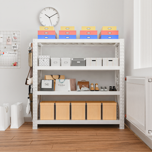 Heavy Duty 5 camadas de aço <span class=keywords><strong>Rack</strong></span> Pegboard Wall Mount <span class=keywords><strong>Display</strong></span> <span class=keywords><strong>Rack</strong></span> para organização doméstica - Product Image 3