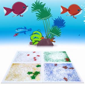 ของเล่นเสริมพัฒนาการเด็กยอดนิยม ตู้ปลาของเล่นธีมสัตว์ทะเลขนาดเล็กและของเหลว ของเล่นเสริมทักษะจากต่างประเทศ - Product Image 5