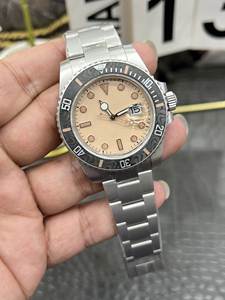 Reloj Mecánico Automático para Hombre, Diámetro 40 mm, Esfera Amarillo Claro, Equipado con Dandong 3135 - Product Image 2