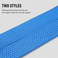 Bandes de poignet personnalisées pour la musculation avec grip en silicone et boucle réglable, sangles d'haltérophilie pour l'aide aux soulevés de terre et aux tractions